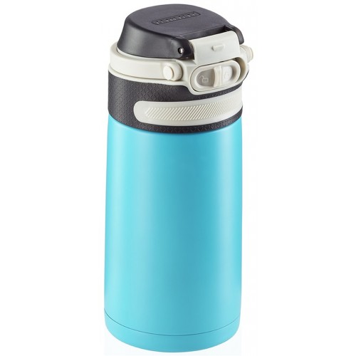 LEIFHEIT Flip Isolierbecher 350 ml wasserblau 03248